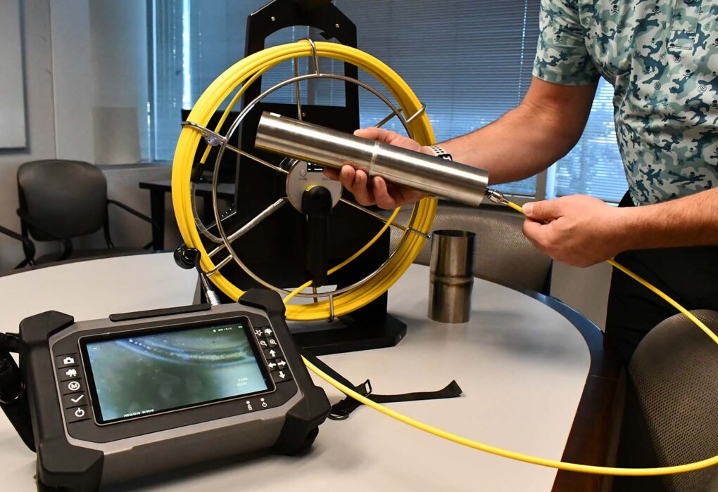 articulating borescope camera